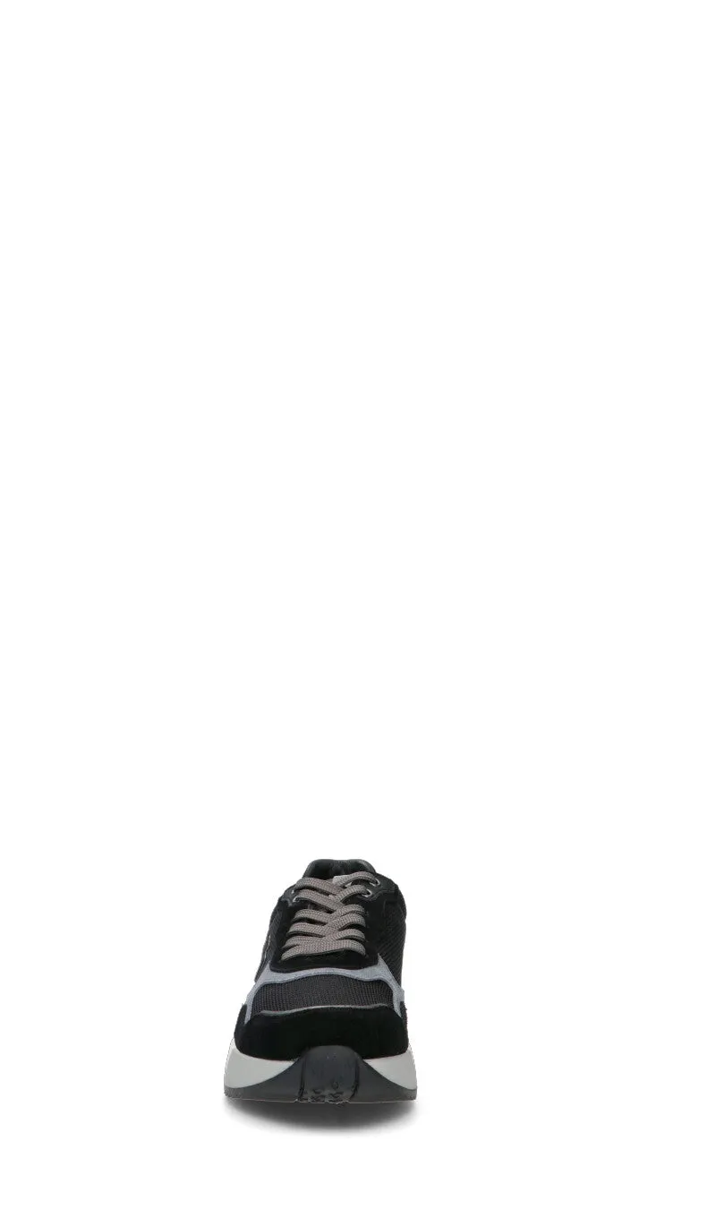 ALBERTO GUARDIANI Sneaker uomo nera in pelle