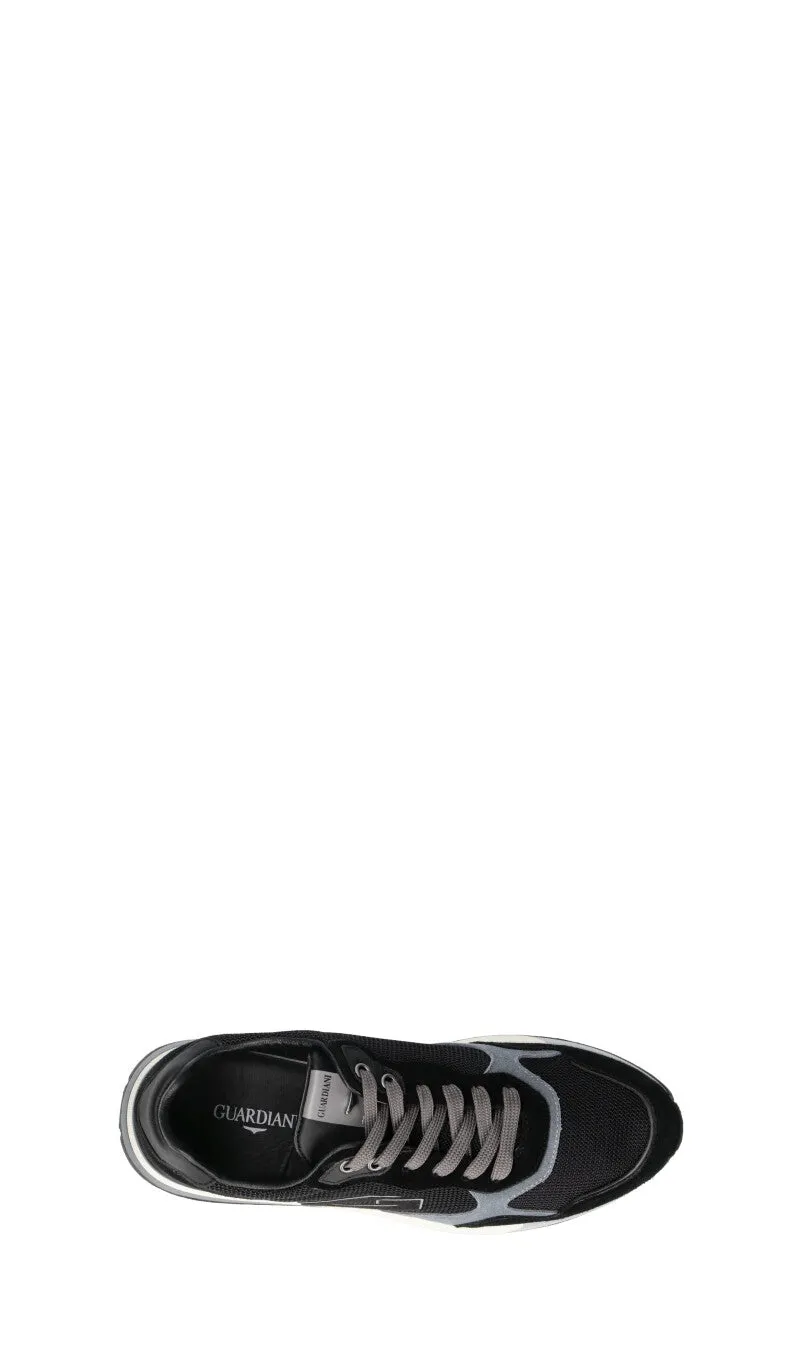 ALBERTO GUARDIANI Sneaker uomo nera in pelle