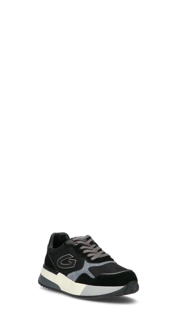 ALBERTO GUARDIANI Sneaker uomo nera in pelle