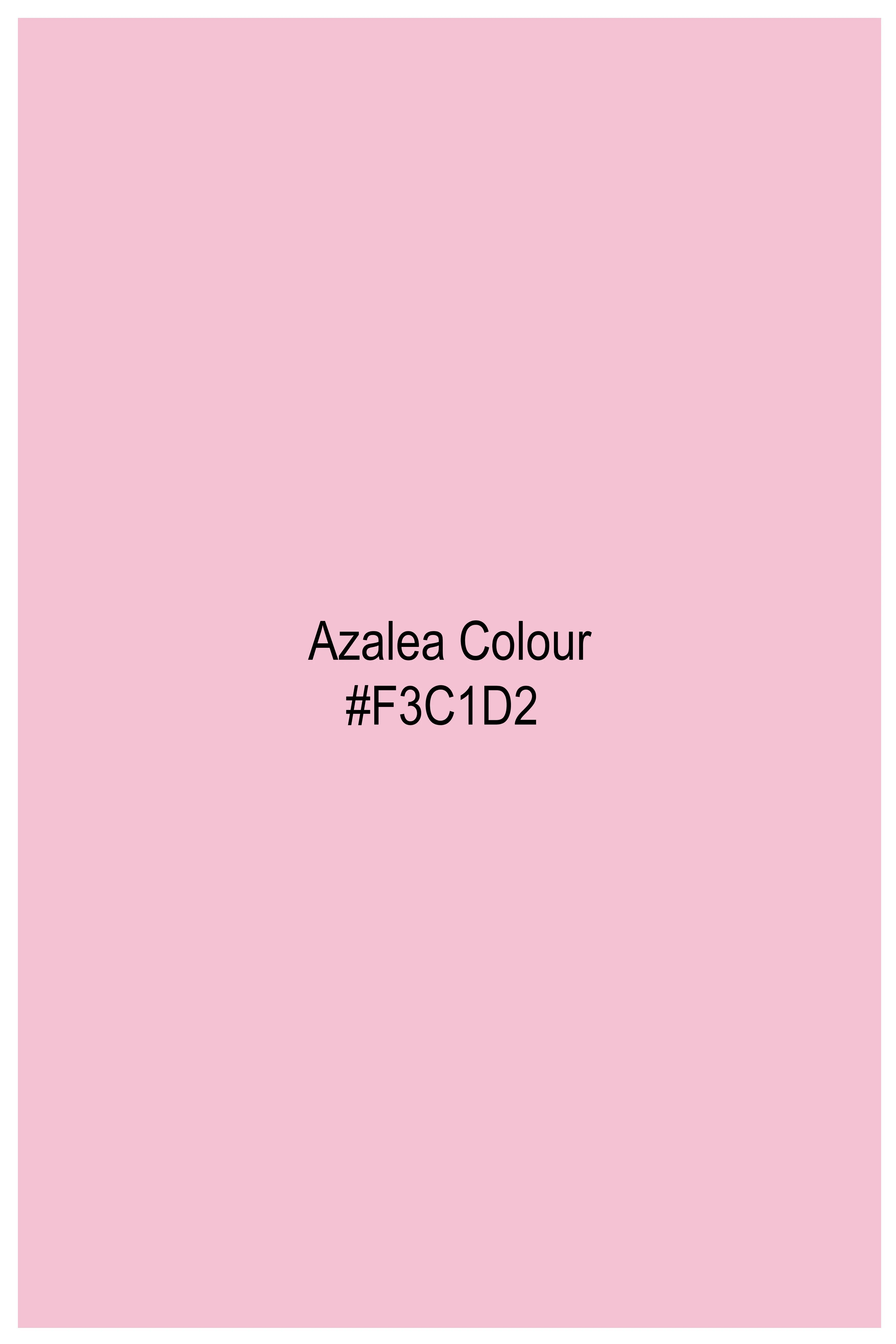 Azalea Pink Subtle Sheen Super Soft Premium Cotton Pathani Set