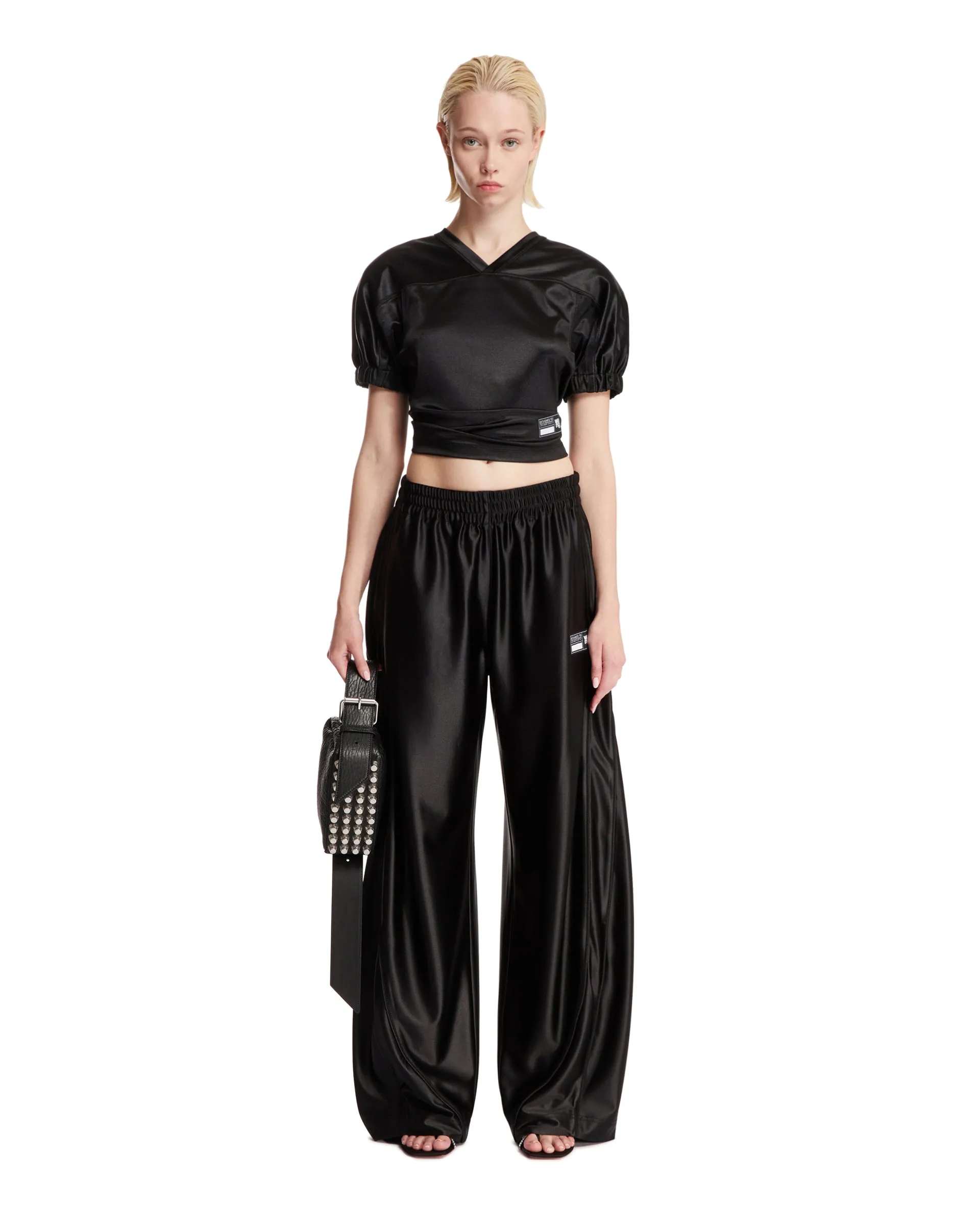 Black Logo Track Pants