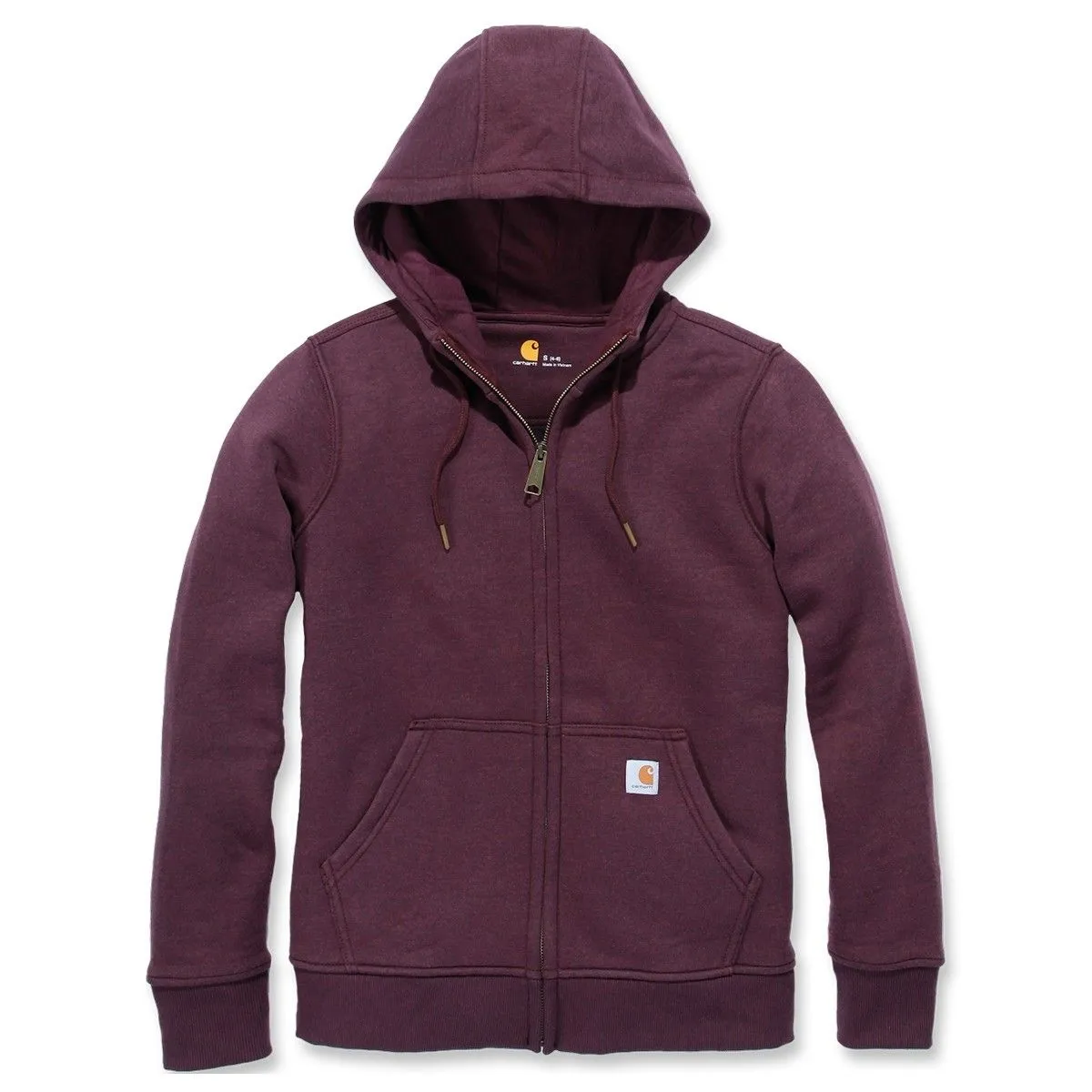 Carhartt&#x20;102788&#x20;Clarksburg&#x20;Full&#x20;Zip&#x20;Hoodie&#x20;-&#x20;Fudge&#x20;Heather