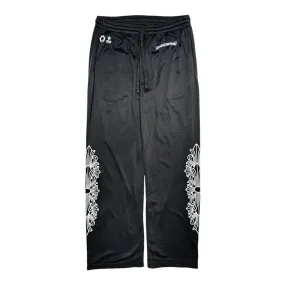 Chrome Hearts Sports Mesh Varsity Pants Black Pre-Owned