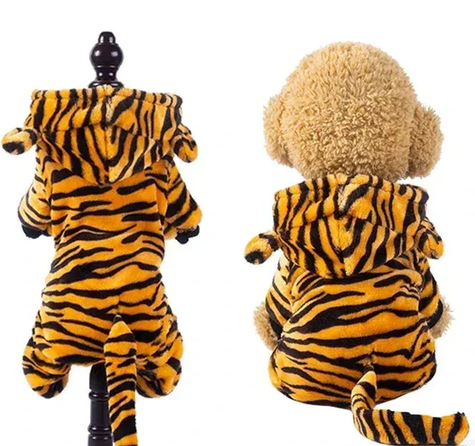Cozy Fleece Pet Hoodie for Small to Medium Dogs and Cats