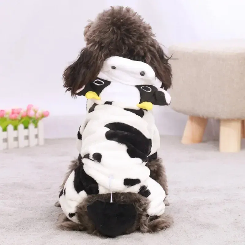 Cozy Fleece Pet Hoodie for Small to Medium Dogs and Cats