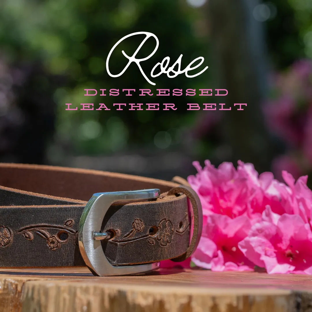 Distressed Rose Belt II by Nickel Smart®
