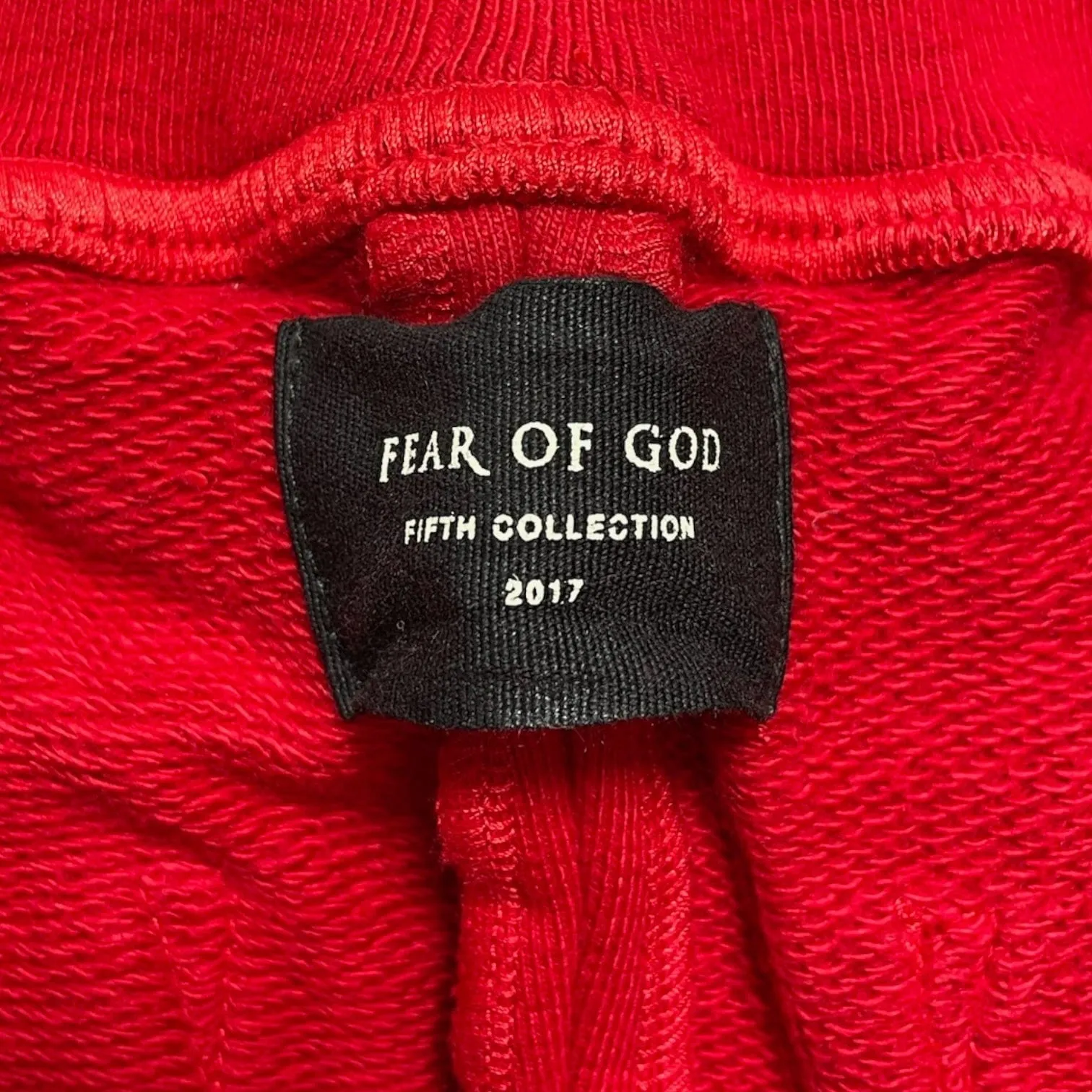 Fear of God Drawstring Track Pants Red
