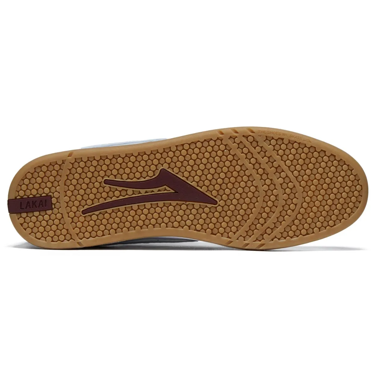 Lakai Terrace Shoes - White/Burgundy Leather