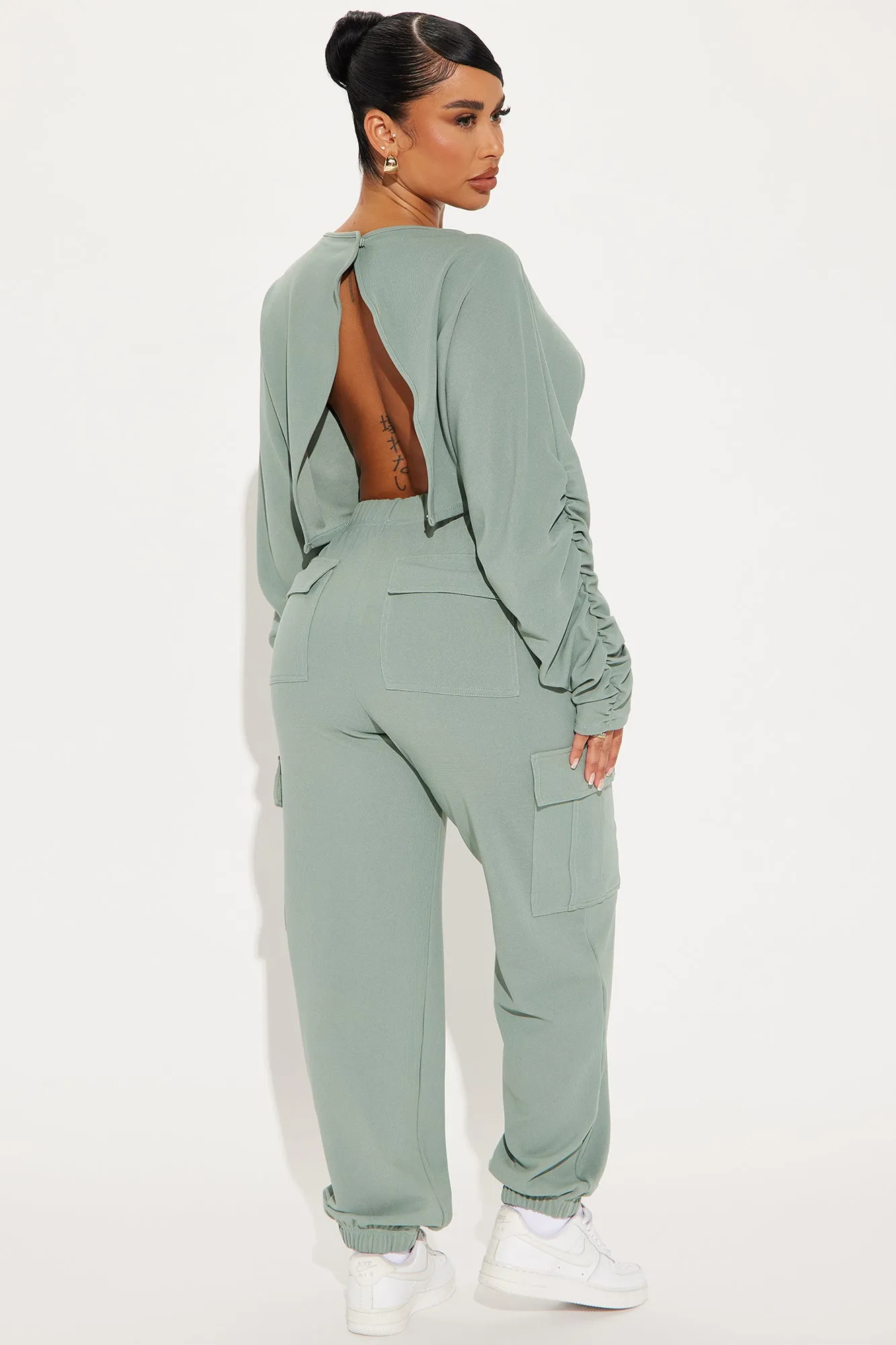 Mabel Pant Set - Sage