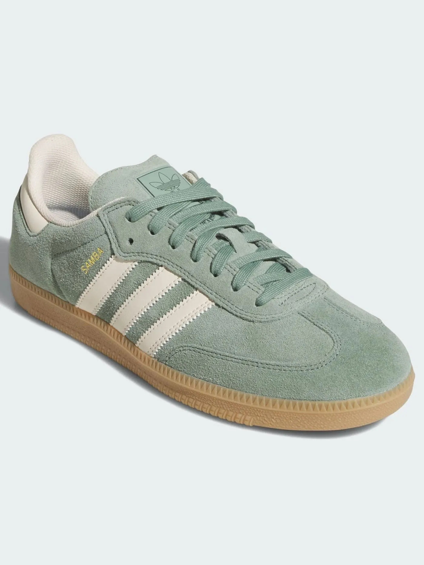 Samba ADV Silver Green/Wonder White/Gold Met Shoes