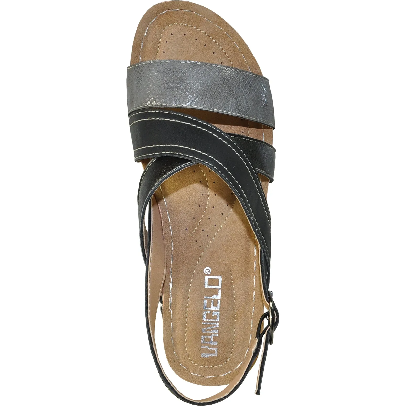 VANGELO Women Sandal REESE Wedge Sandal Black
