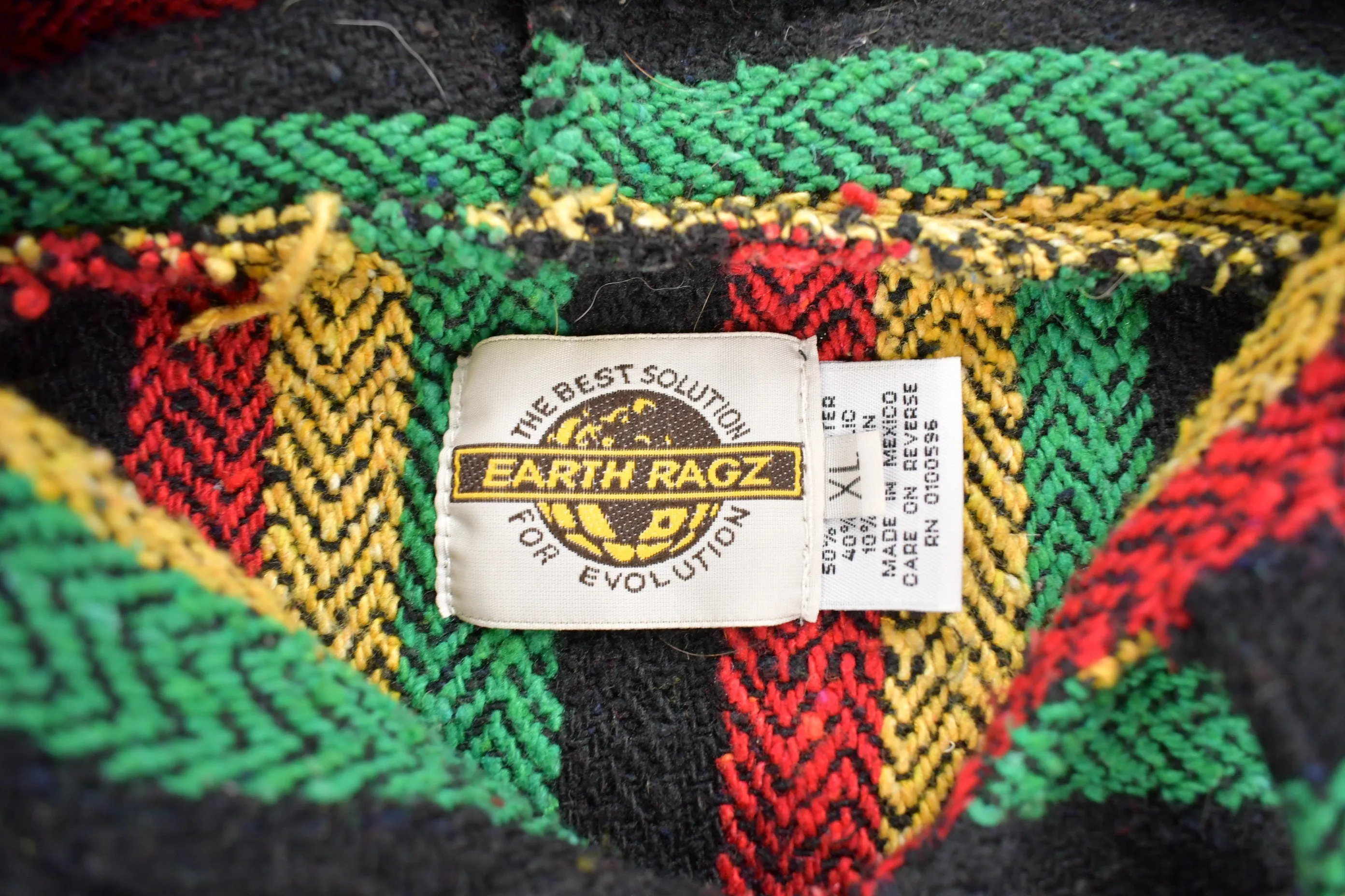 Vintage 1990s Earth Ragz Baja Hoodie