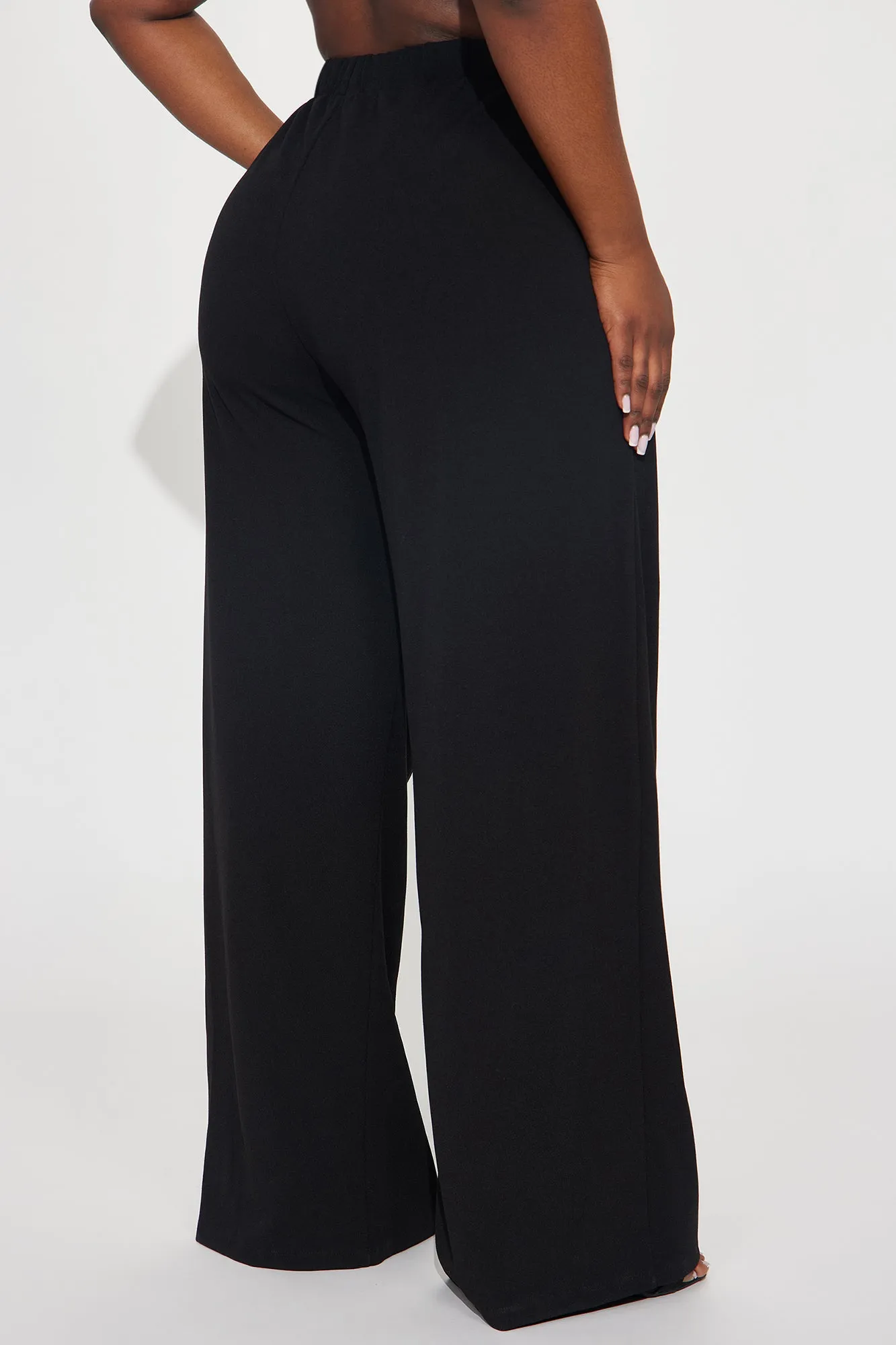 What Matters Most Wide Leg Trouser - Black