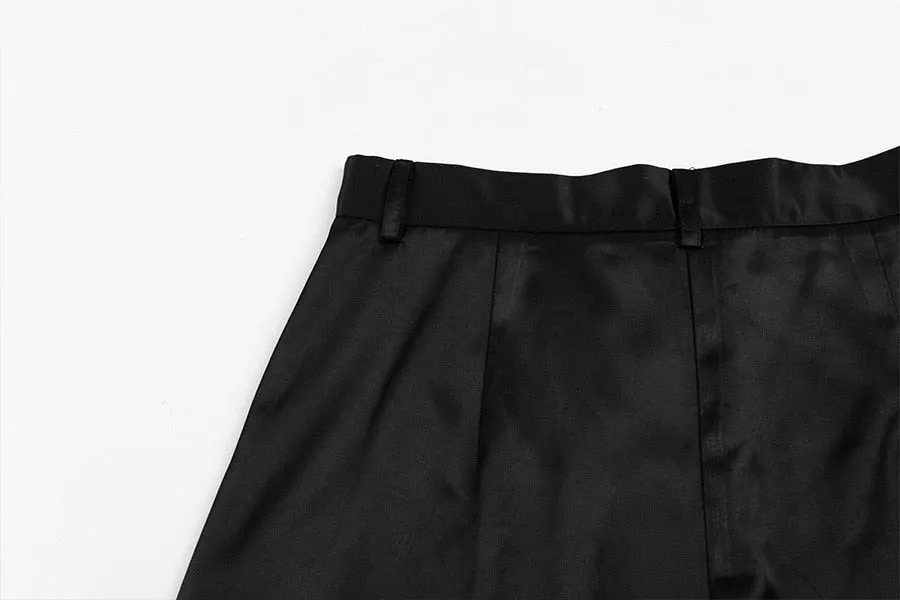 Women's Autumn/Winter High Waist Cargo Pants With Reflective Stripes