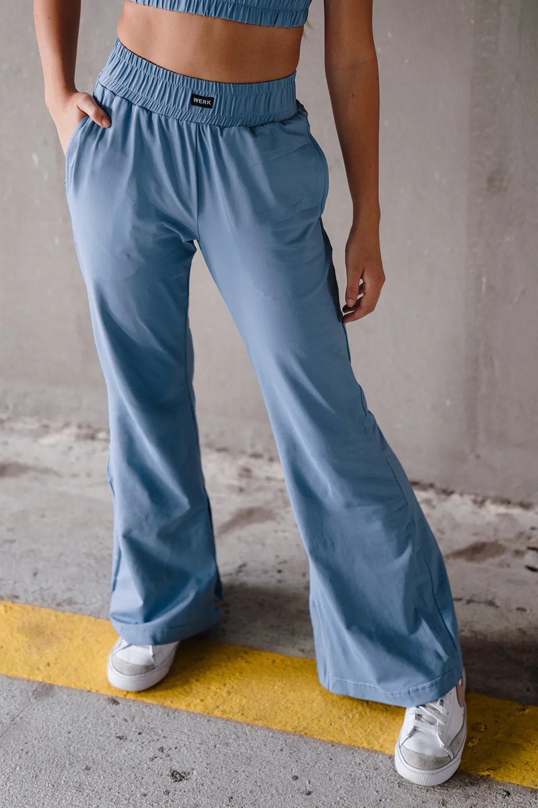Youth Chalk Blue Track Pants