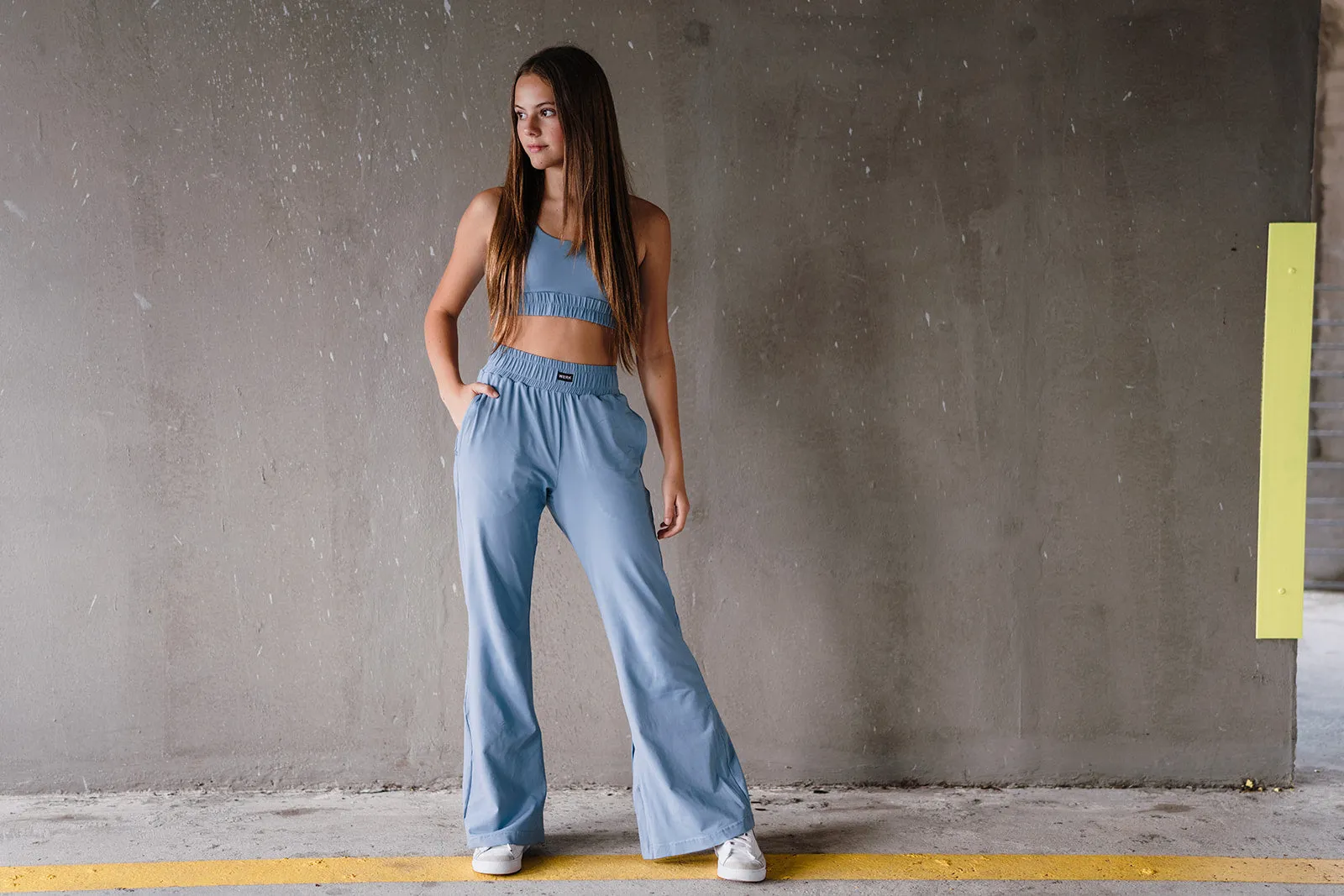 Youth Chalk Blue Track Pants